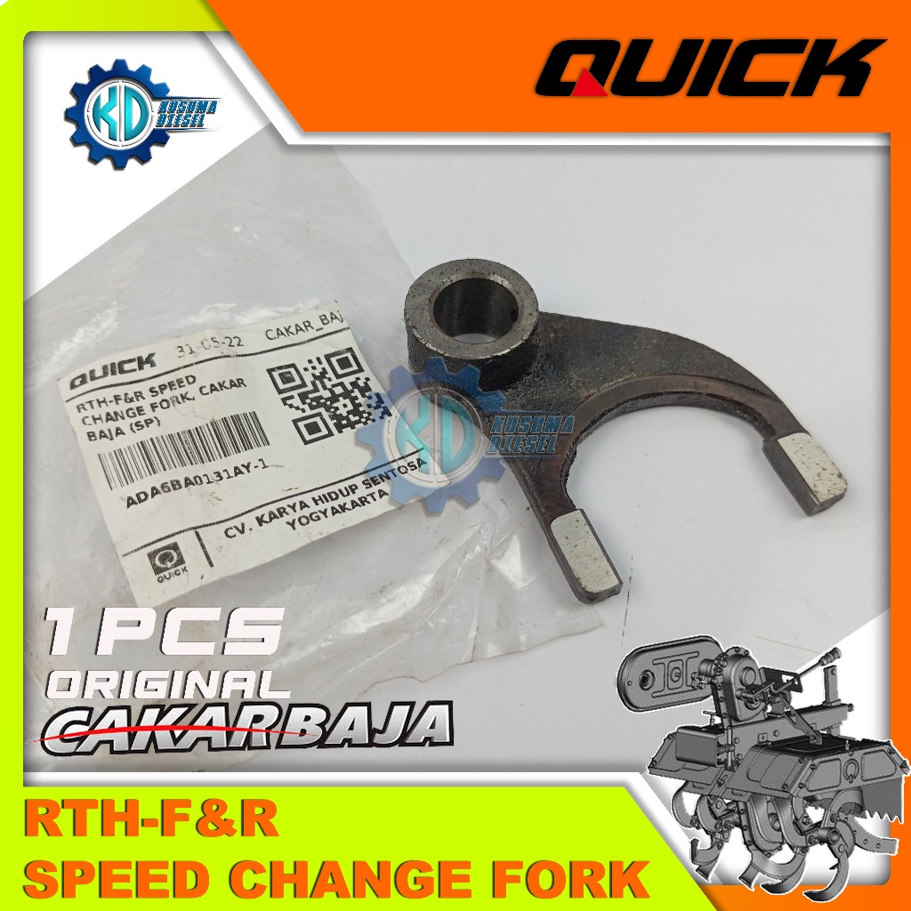 RTH -F&R SPEED CHANGE FORK RTH CAKAR BAJA -  KUKU MACAN - CANTOLAN - PENJEPIT - GIGI- GEAR -CULTIVAT