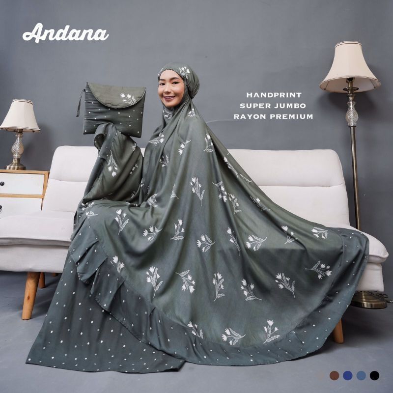 Mukena Rayon  Premium Motif - Adem, Nyaman, Lipatan Kecil, Praktis untuk  Traveling