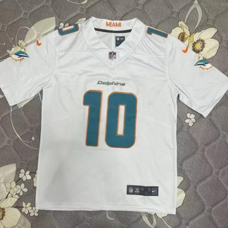 BIG SIZE JERSEY NFL MIAMI DOLPHINS HILL WHITE