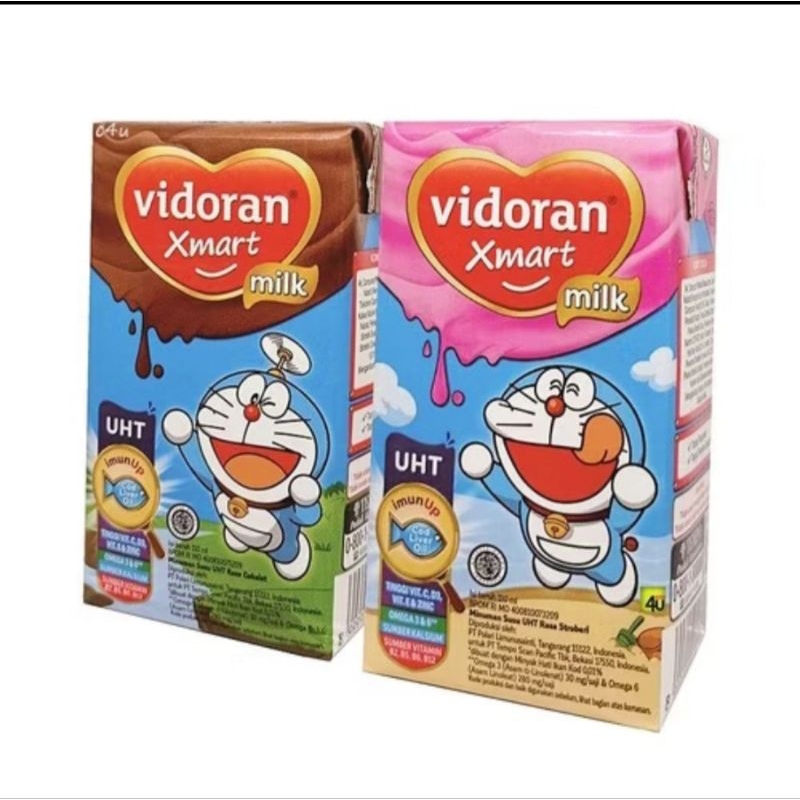 

Vidoran Susu UHT Cair 110 ml Coklat dan Strawberry