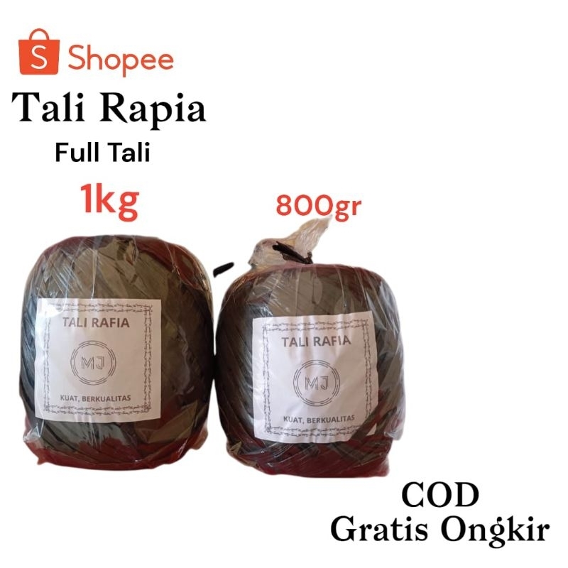

Tali rafia 1kg | Tali rapia 1kg full | Tali plastik 1kg | Tali rafia hitam | Tali rafia 800gr | Tali plastik