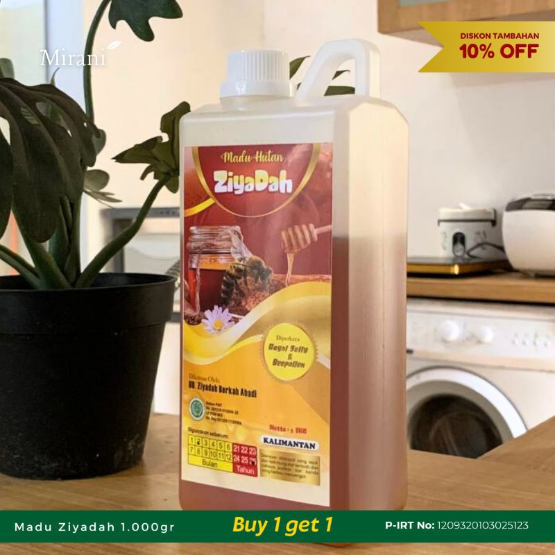 Madu ziyadah 1000gr isi 2 botol
