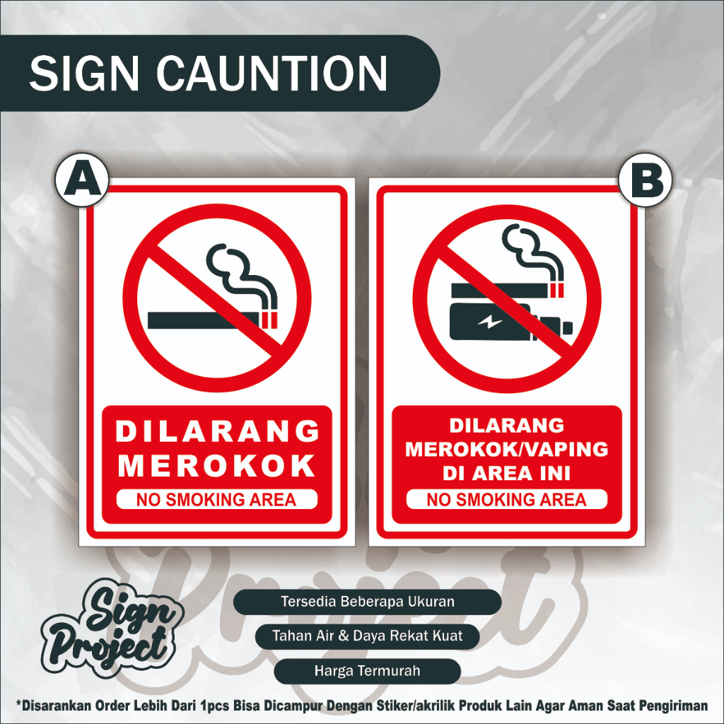 

Stiker dilarang merokok / Stiker No Smoking Area / Stiker Dilarang Vape / Stiker No Vaping Area / Stiker Vaping / Stiker Smoking Sticker Dilarang Merokok / Stiker Dilarang Merokok / Sticker No Smoking multi Sticker