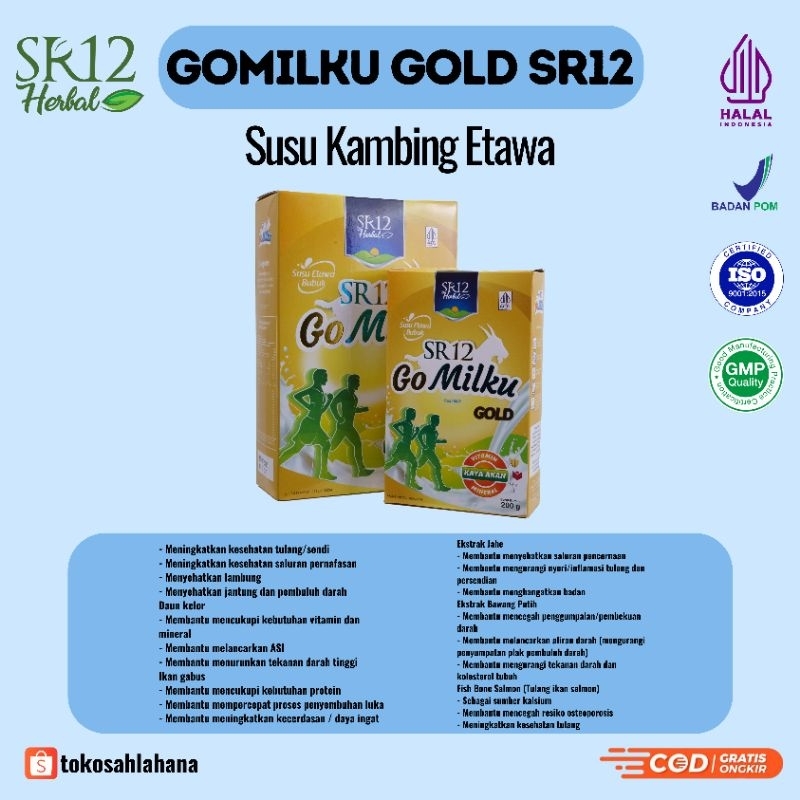 

GOMILKU GOLD SR12 SUSU KAMBING ETAWA