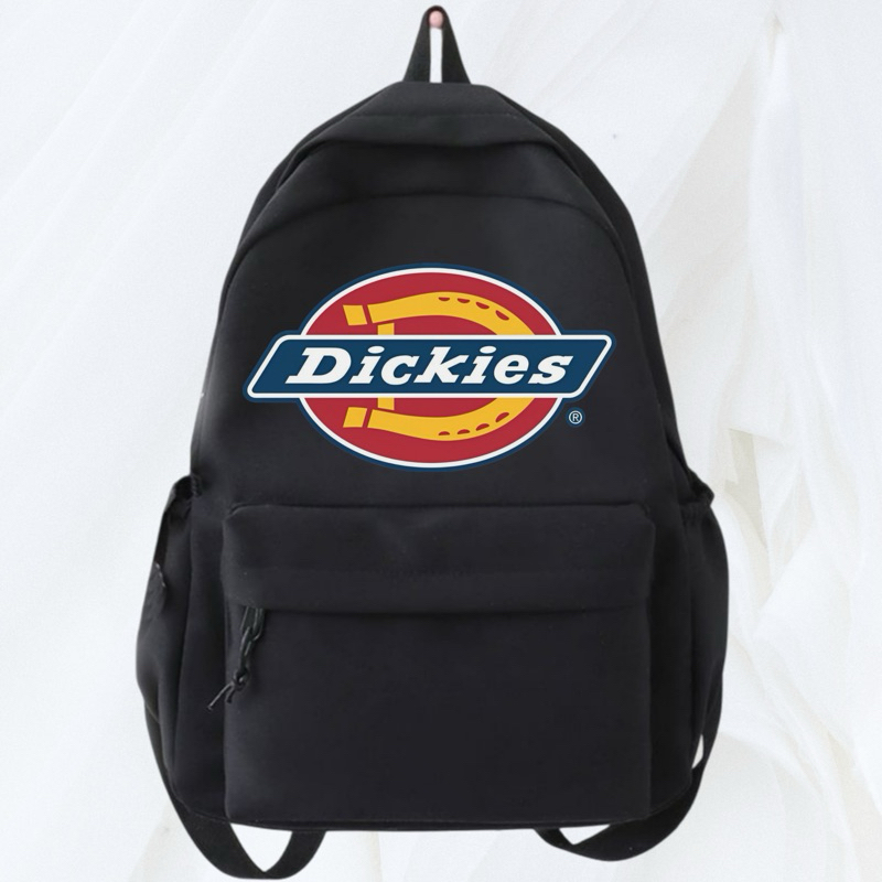 Tas Ransel Backpack Hitam Dickies Distro Kanvas Cordura D300 100% Premium / Tas Punggung Sekolah Ker