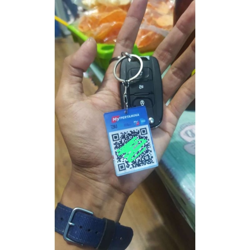 Gantungan Kunci Barcode Subsidi tepat custom