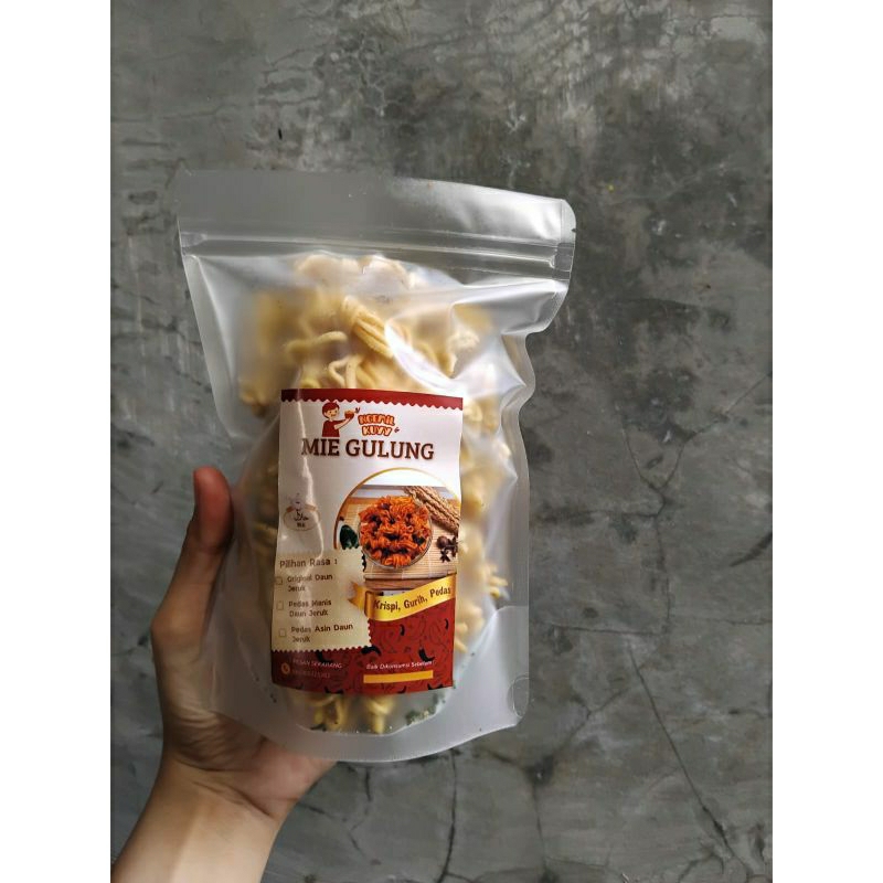 

MIE GULUNG VIRAL MIE GULUNG ORIGINAL DAUN JERUK 200 GR