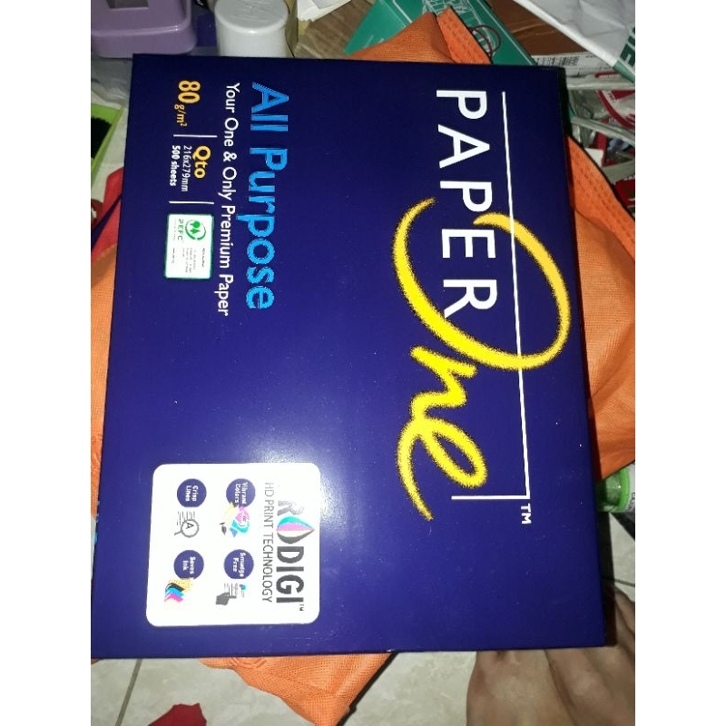 

kertas hvs Quarto 80 gram paper one