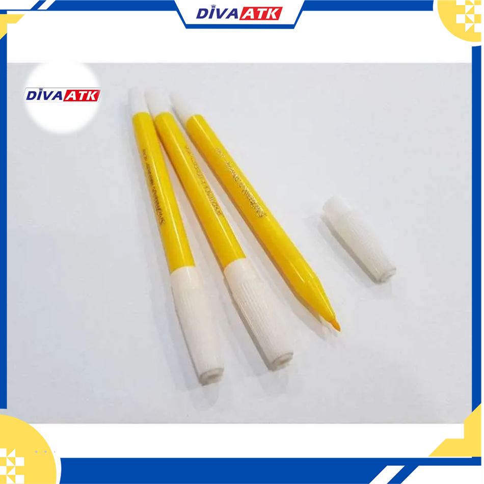 

SPIDOL SNOWMAN MARKER KUNING KECIL