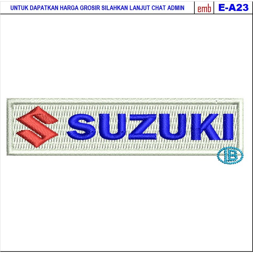 PATCH BORDIR LOGO A-E23 SUZUKI