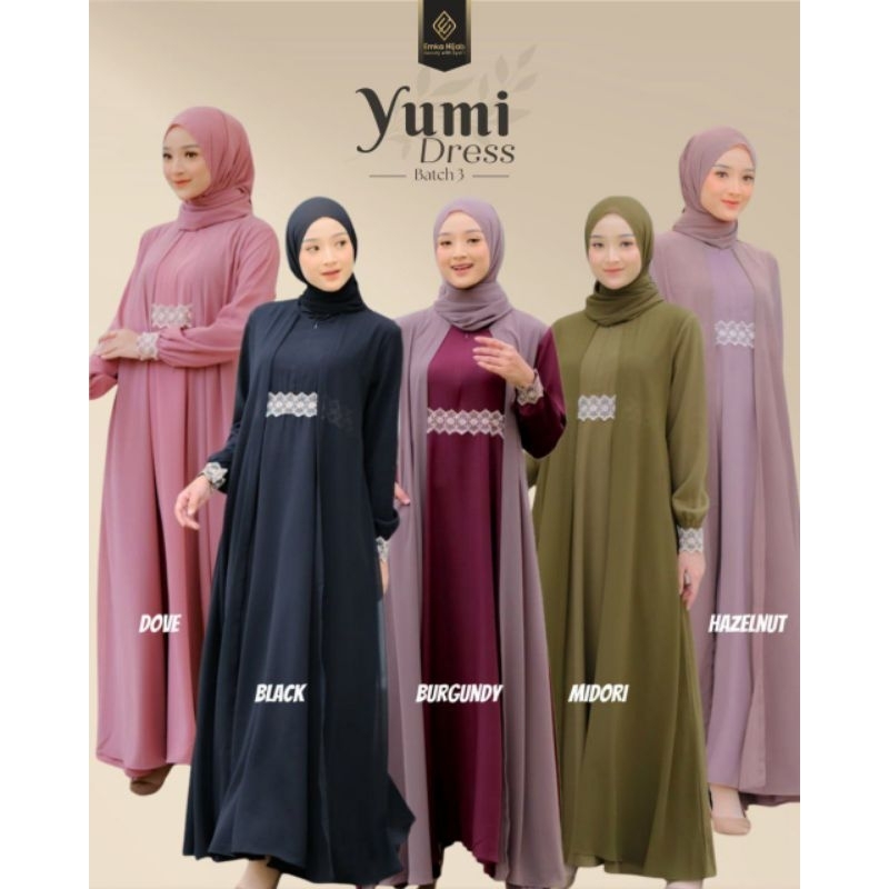 yumi dress only by emka hijab