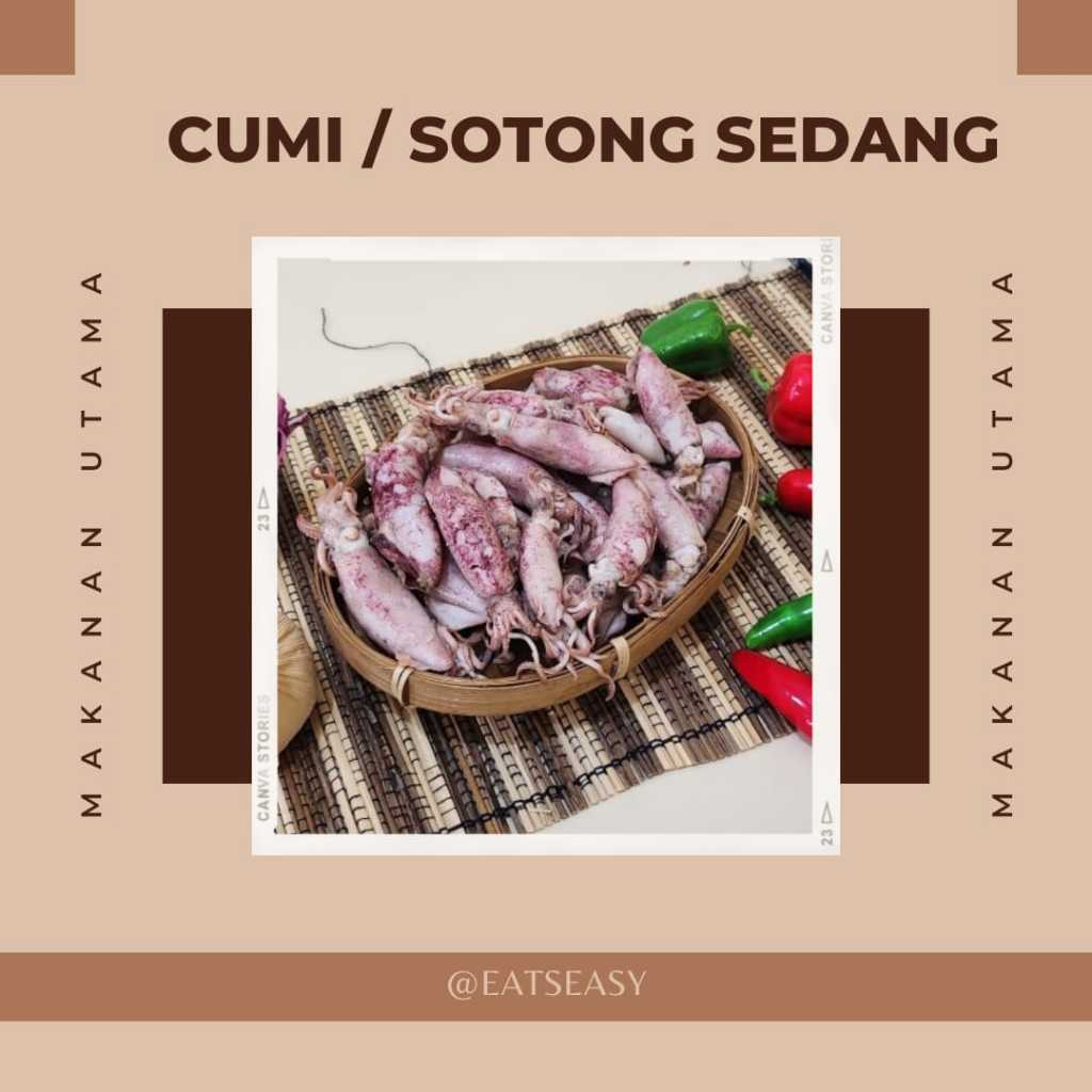 

IKAN ASIN CUMI ASIN / CUMI REBUS / SOTONG REBUS UKURAN SEDANG 1kg