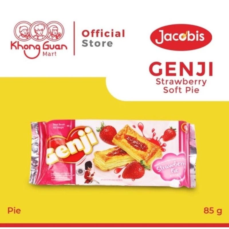 

Genji Strawberry Pie 85 gram / biskuit wafer genji