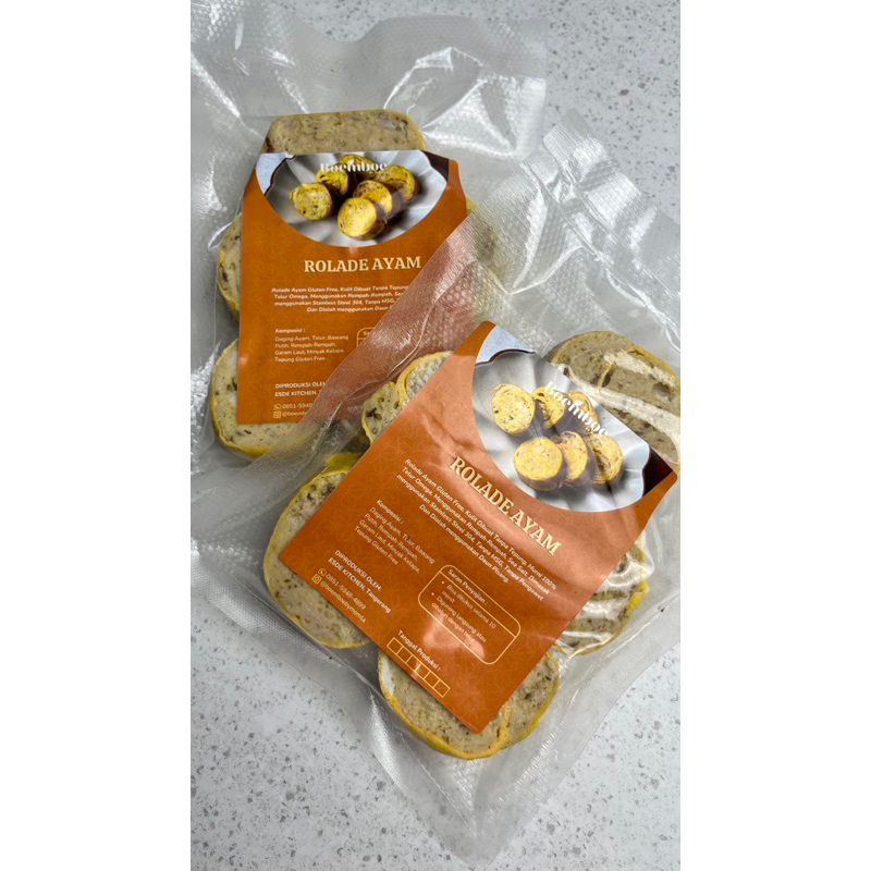 

Rolade Ayam Gluten Free (120-130 gr) | Halal | Boemboe MPASI