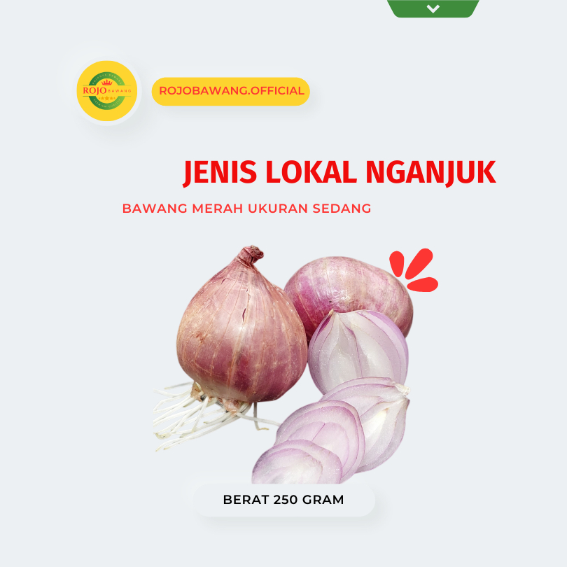 

Bawang Merah Sedang LOKAL NGANJUK 1KG Kwalitas Kering