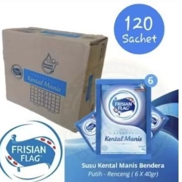 

Frisian Flag susu kental manis saset [ 6 pcs ]