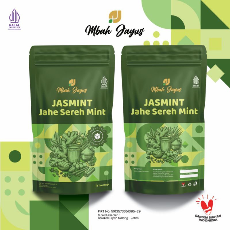 

TEH CELUP JAHE SEREH MINT (JASMINT) MBAH JAYUS TANPA GULA