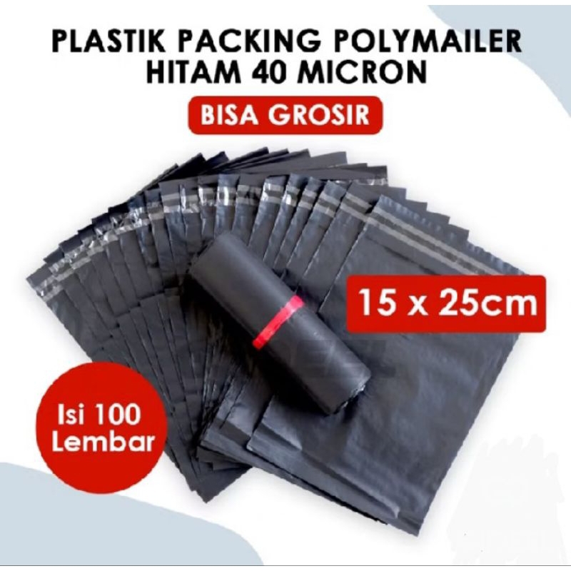 

Polymailer Lembar Plastik Elastis 15x25