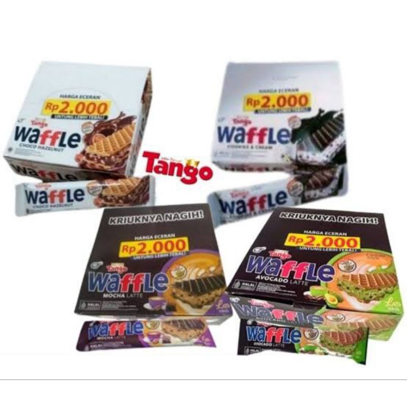 

ready stok TANGO WAFLE ALL VARIAN 25 GR/pcs