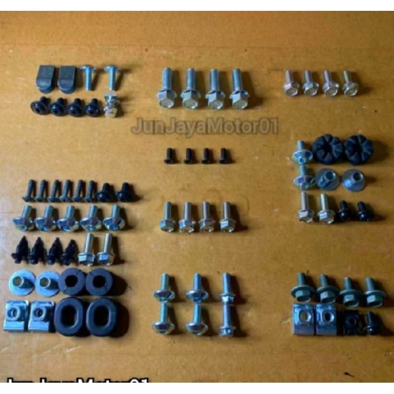 baut lengkap Fullset Body Honda Sonic 150 R