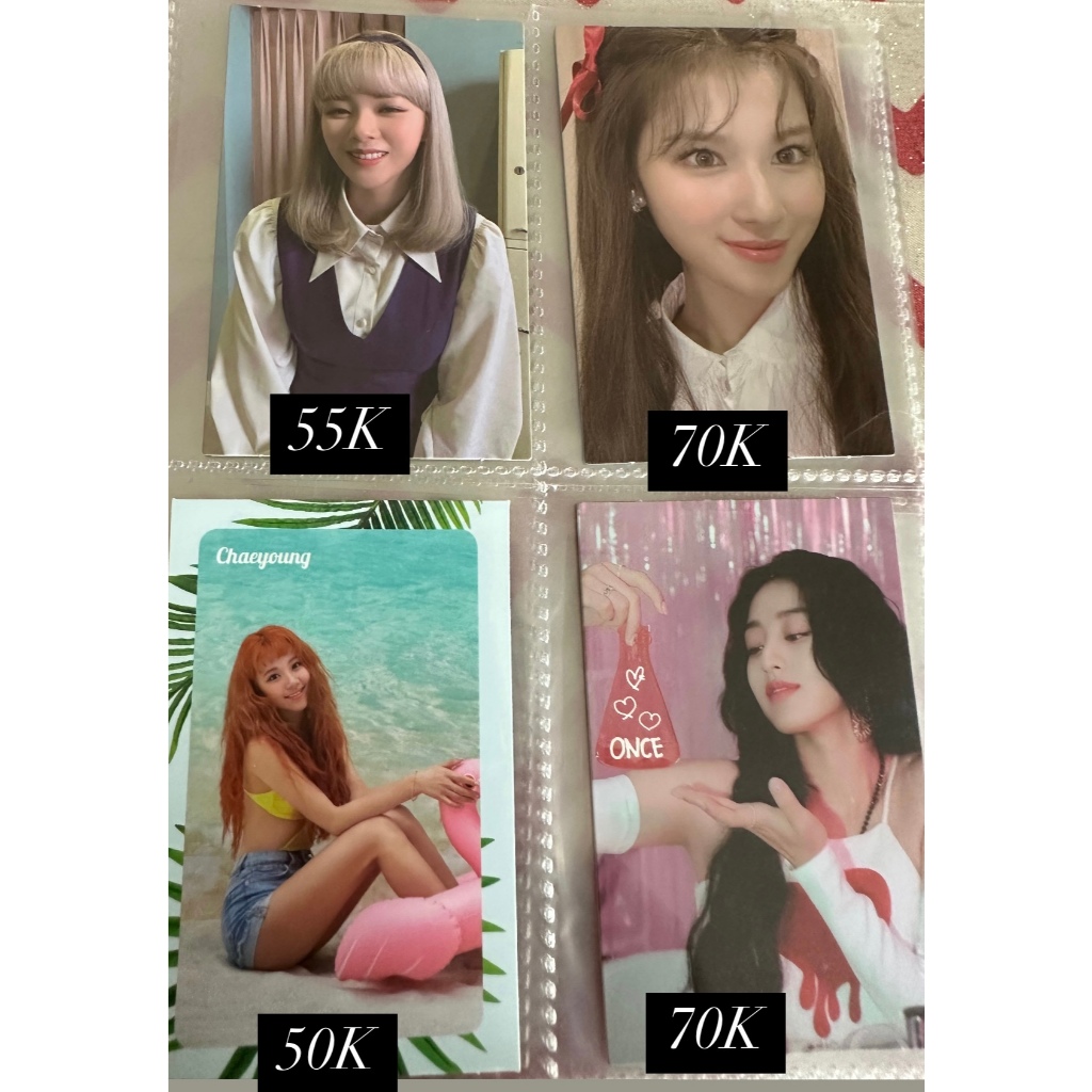 PC PHOTOCARD SANA JEONGYEON JIHYO CHAEYOUNG