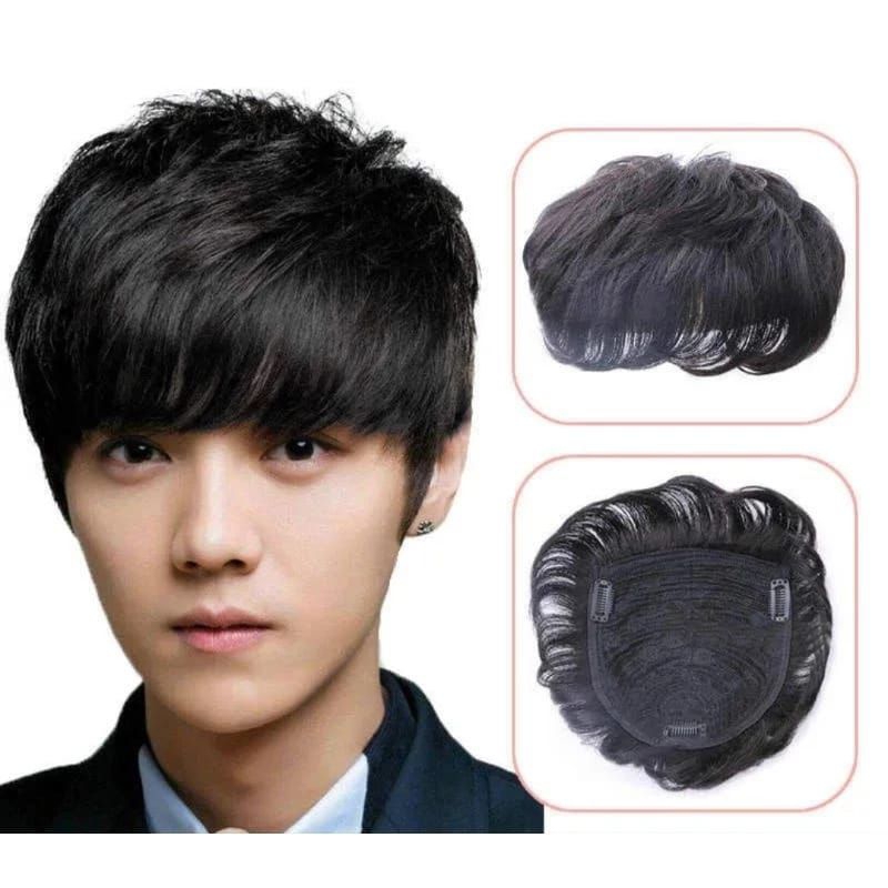 Rambut palsu penutup botak/Topee/penutup botak pria