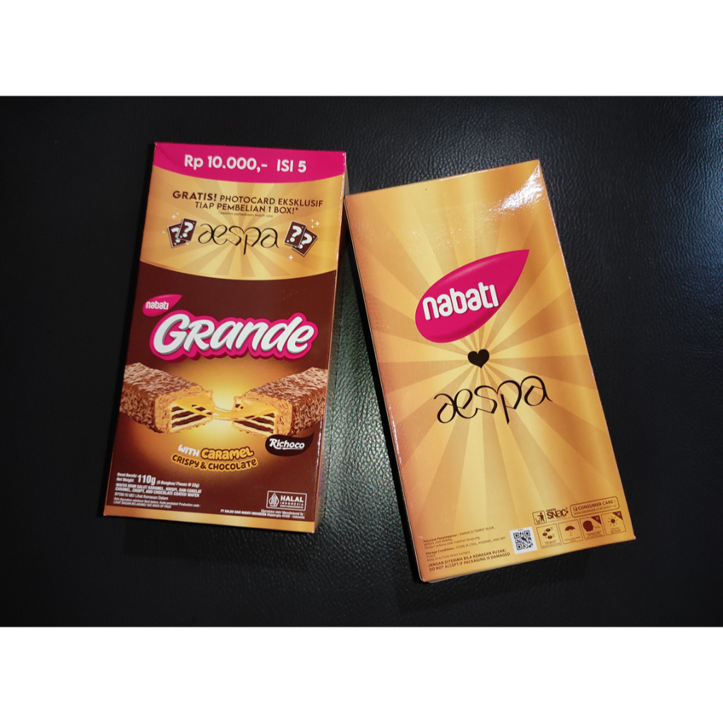 

Nabati Aespa Grande With Caramel Crispy Chocolate (Sealed)