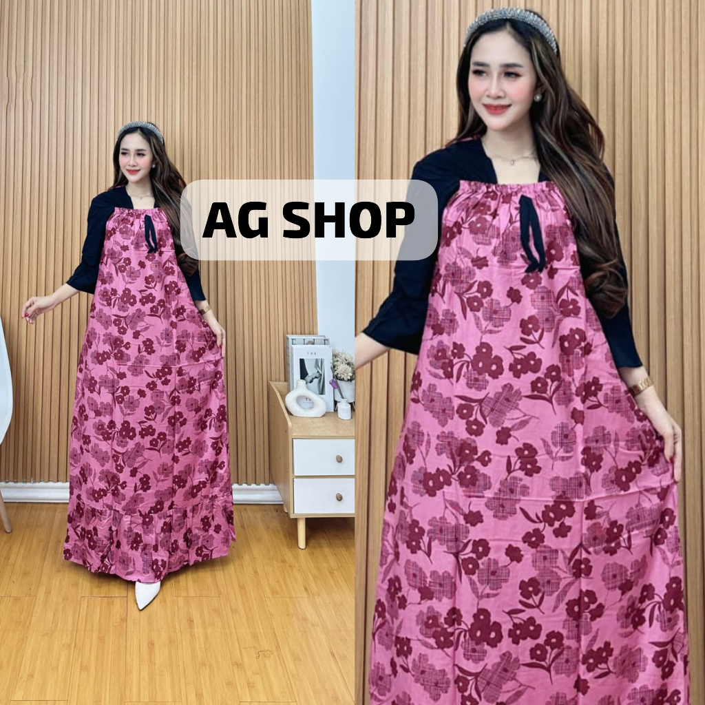 DRESS MOTIF TERBARU JUMBO DASTER SERUT DADA VIRAL