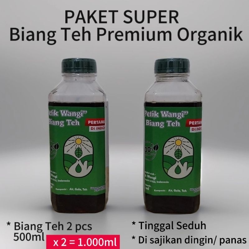

( PERTAMA DI INDONESIA ) Biang Teh Petik Wangi Premium "PAKET SUPER" 2 BOTOL