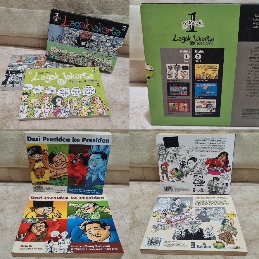 Buku Benny & Mice ilustrasi Kartun Komik Jakarta Bali Sosial Politik Humor Indonesia