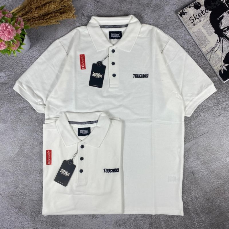 Polo Shirt TOUCHKEI Original. Kaos Polo Branded. Kaos Polo Cowok