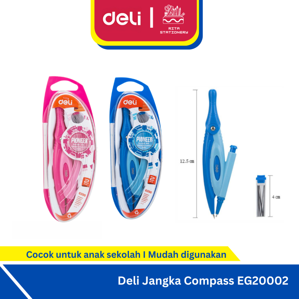 

Deli Jangka Set Lucu untuk anak sekolah Compass - EG20002