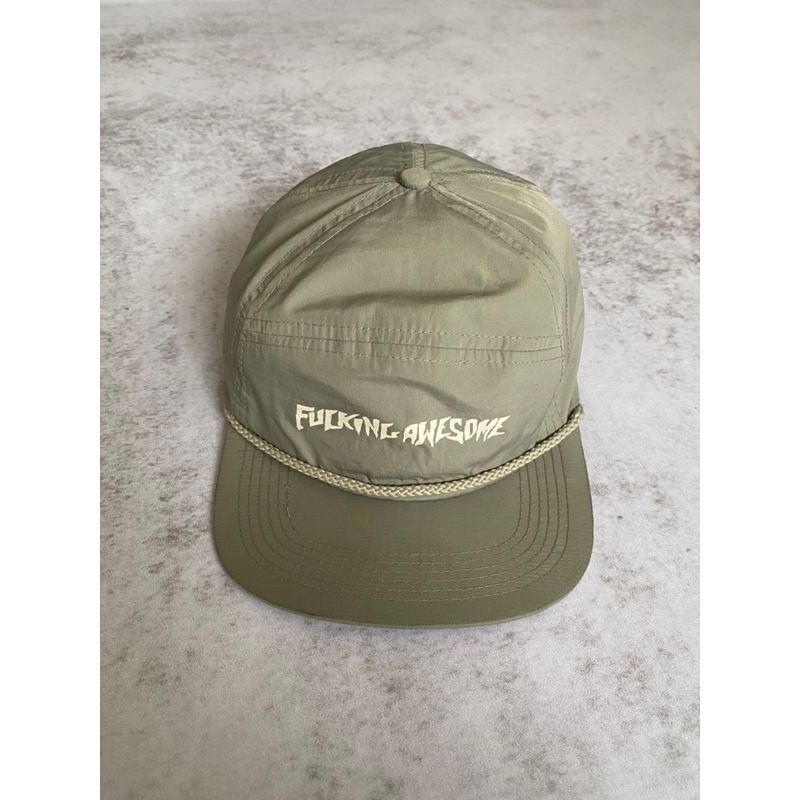 Fucking Awesome Rope Hat - Grey