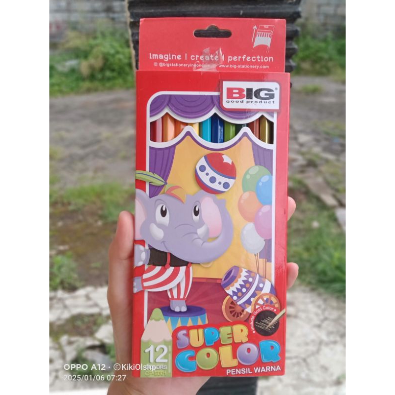 

PENSIL WARNA MERK BIG ISI 12