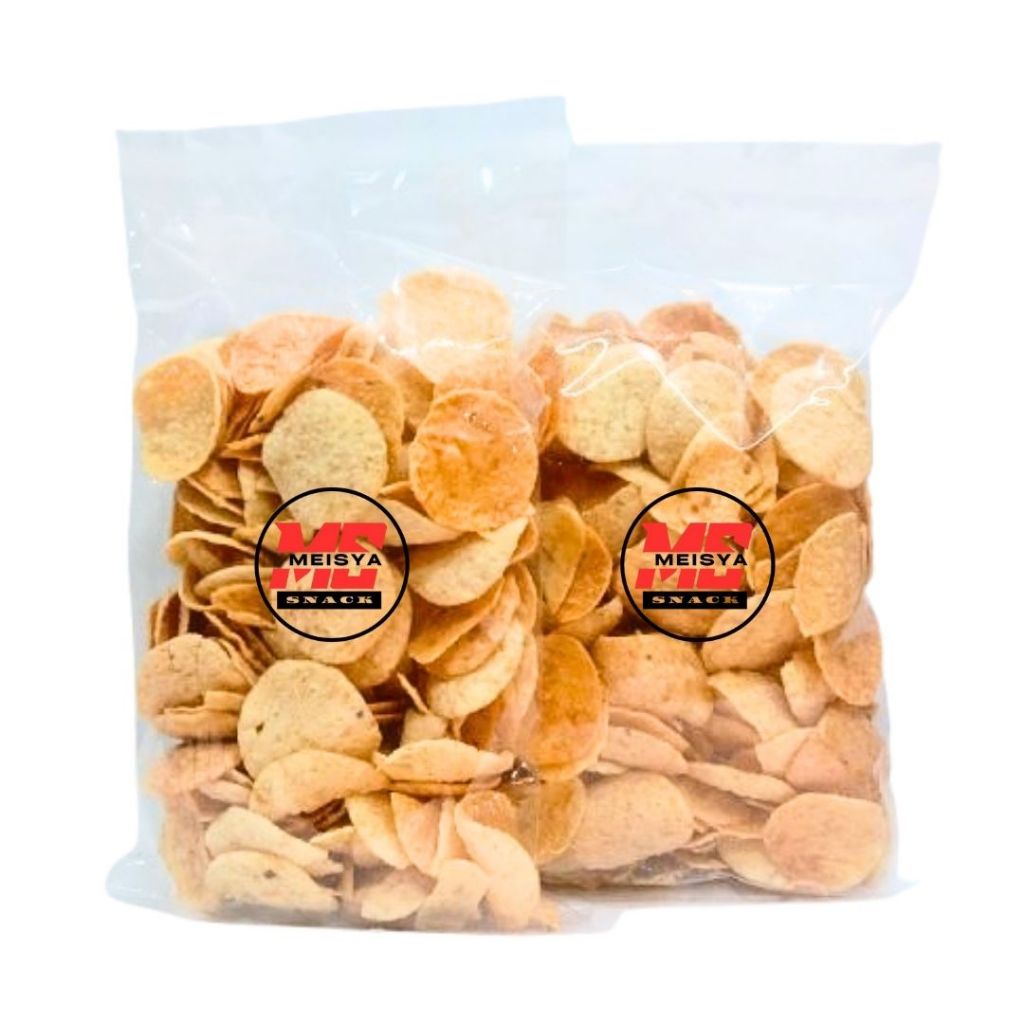 

Keripik Singkong Opak - 1kg Asin Gurih Dan Renyah Cemilan Kiloan
