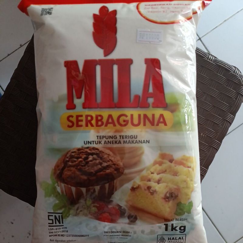 

tepung terigu MILA kemasan 1 kg