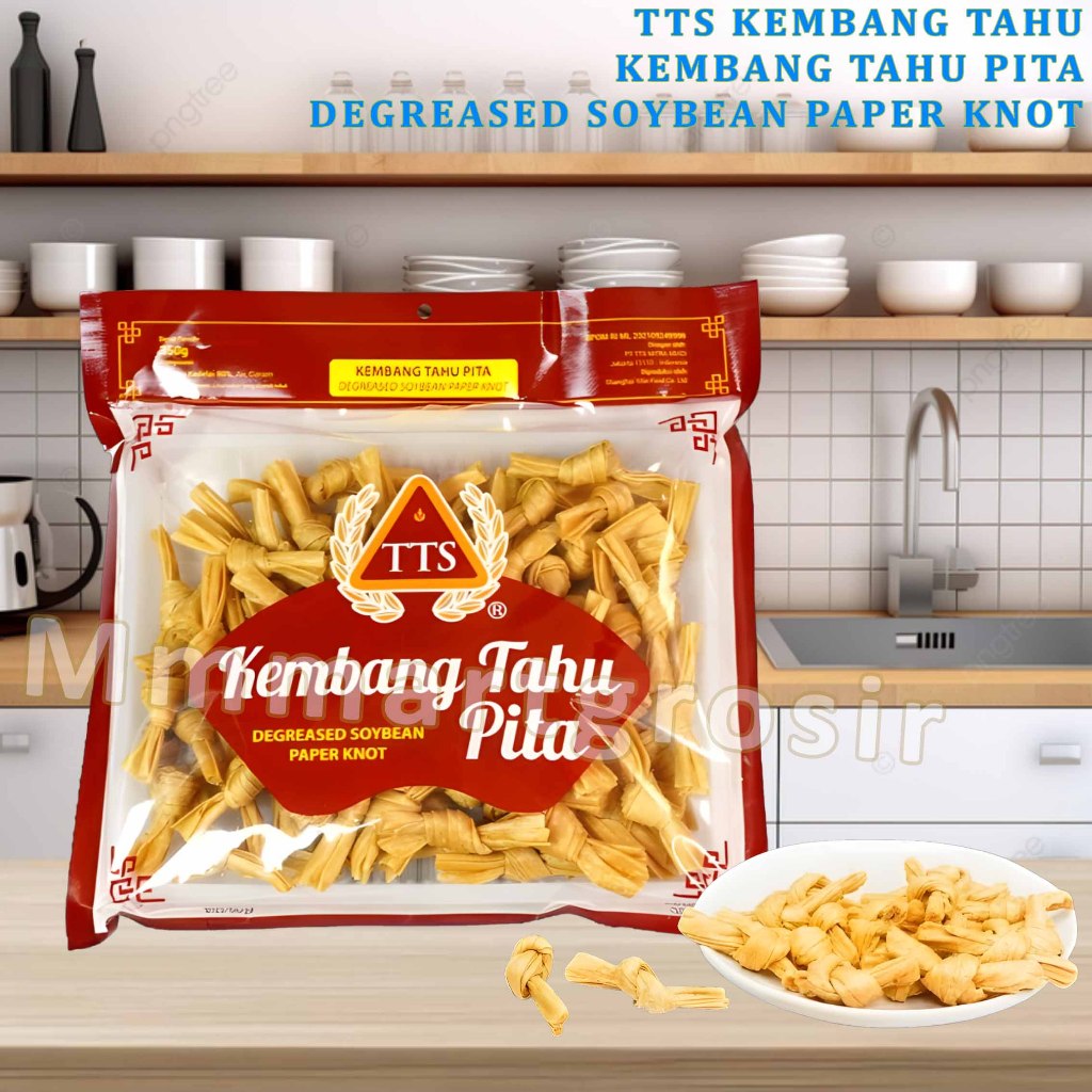 

TTS Kembang Tahu / Kembang Tahu Pita / Degreased Soybean Paper Knot / Varian