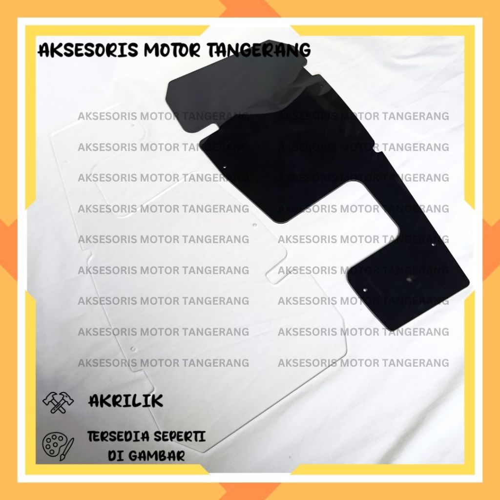 MIKA KOLONG MP MONO AKRILIK MP NEW COVER PELINDUNG TUTUP KOLONG MOTOR MEGAPRO