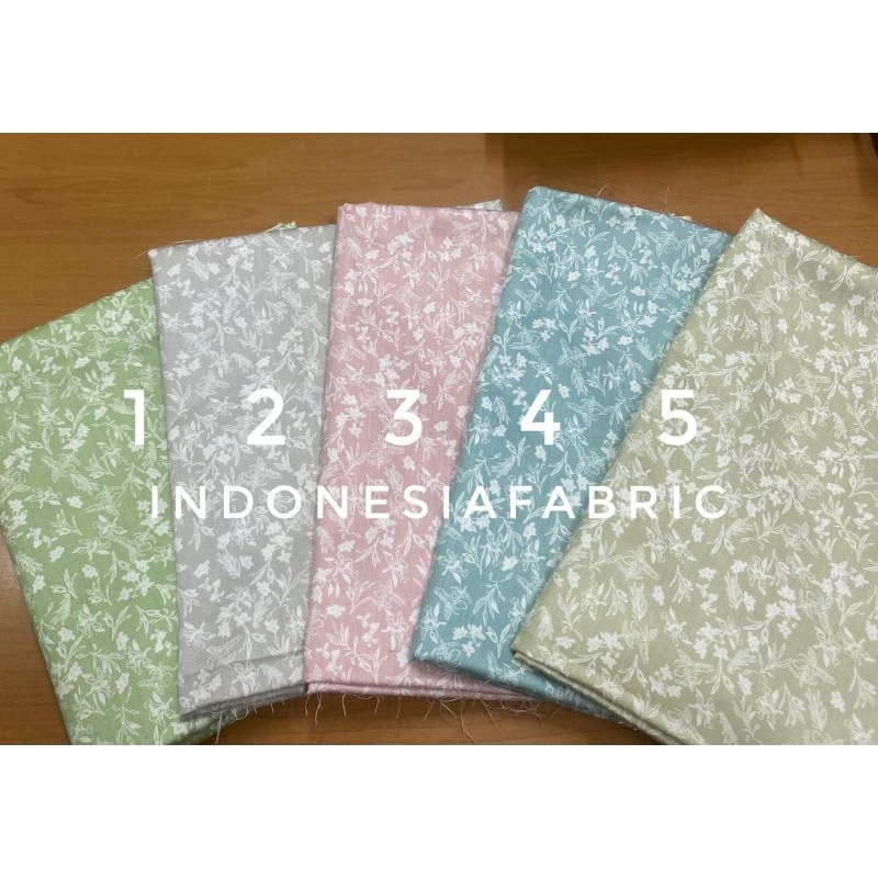 Kain Katun Jepang motif KJ451 tokai senko japan design ori bahan gamis tunik mukena daster piyama se