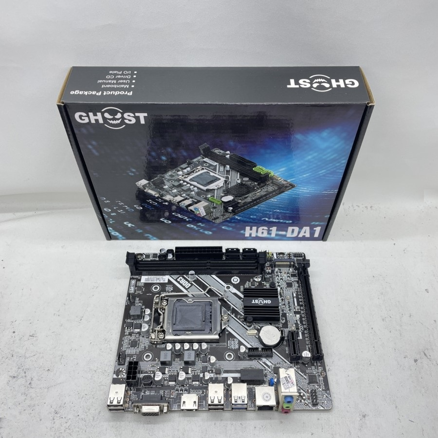 Mobo Motherboard Intel H61 LGA 1155 B75 B75M H61M NVME HDMI USB 3.0 Baru
