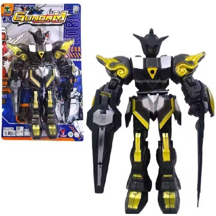 ROBOT BLACK GUNDAM MAINAN ROBOT COSMIC/ MAINAN TRANSFORMER BESAR OCT 8186