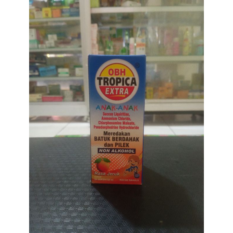 OBH Tropica Extra Anak Rasa Jeruk 60 ml / Meredakan Batuk Berdahak & Pilek