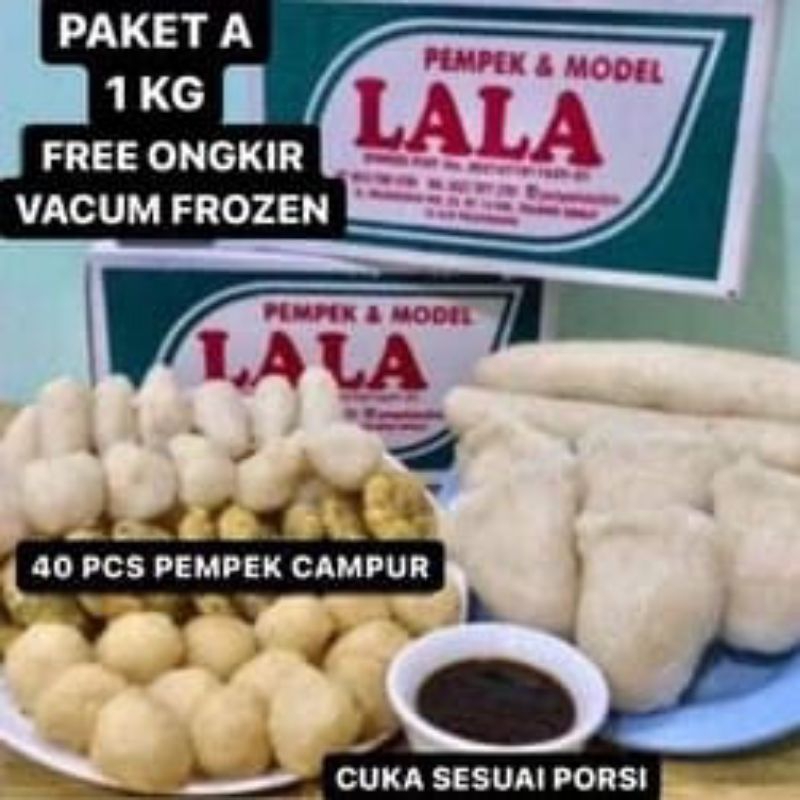 

PEMPEK LALA 26 ilir Pelembang.Isi 40 pcs(VAKUM PROZEN)