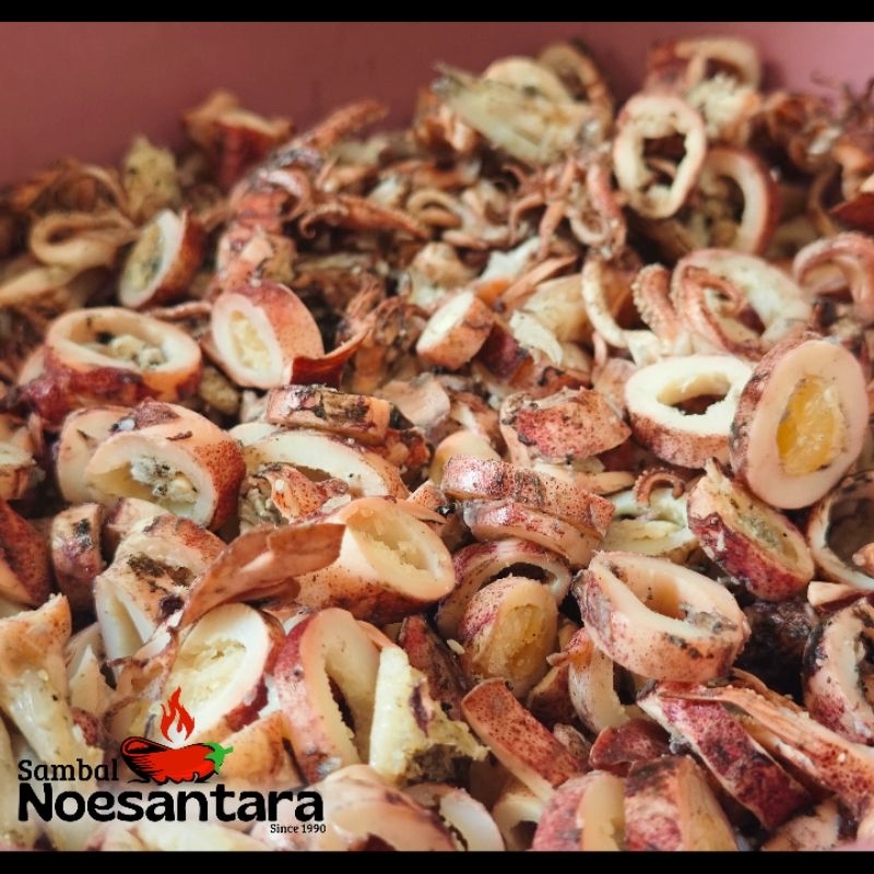 

RB Sambal Teri, Cumi, Cakalang, Bawang, Tomat, Hijau 175gr Noesantara Khas Indonesia