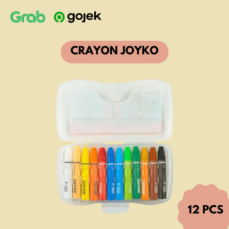 

Crayon Joyko - Oil Pastel Krayon Minyak Merk Joyko 12 Warna