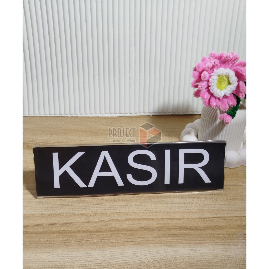 

PAPAN NAMA MEJA AKRILIK MODEL V