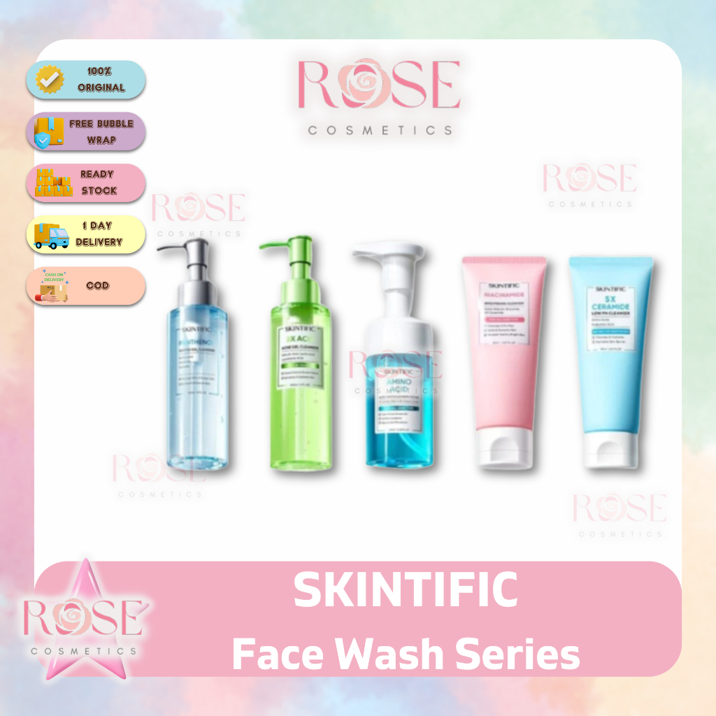Skintific Facial Wash Skintific Face Wash Skintific Sabun Cuci Muka Skintific Pembersih Wajah Face C