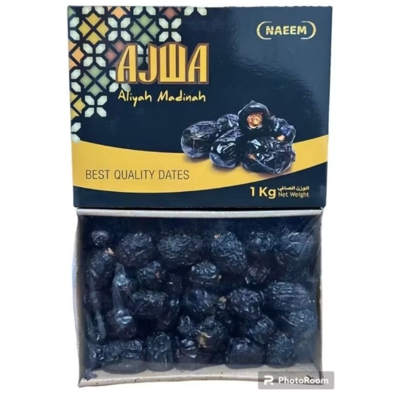 

Kurma Ajwa 1Kg Asli Madinah ♤ Ajwa Asli Original Kurma Nabi Premium 500Gr