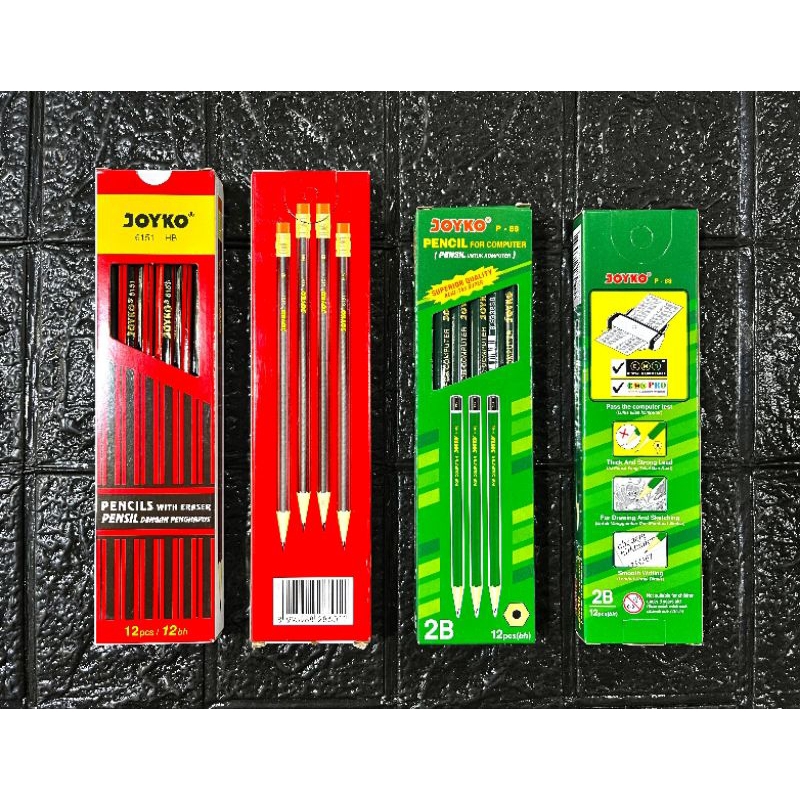 

Pensil Joyko - Pensil HB / 2B / Tabung