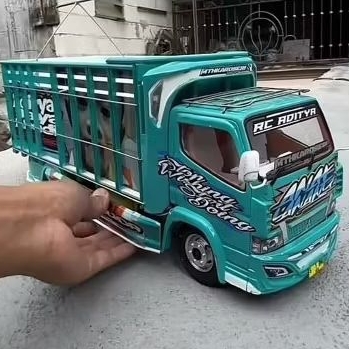 Truk Oleng Full Variasi - RC Miniatur Truk - Truk Oleng Dari Kayu Asli - Mainan Anak